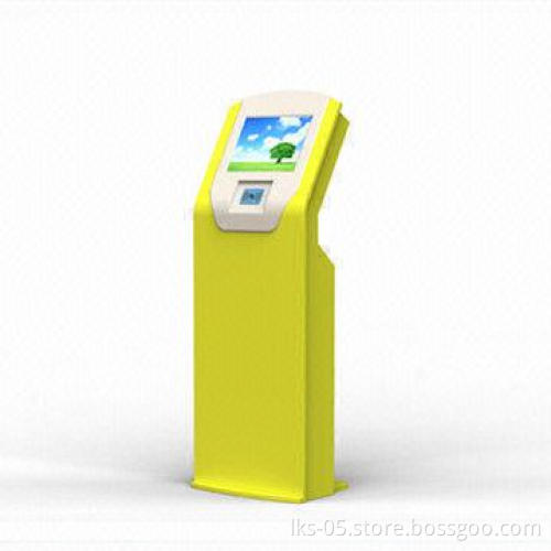 Screen Kiosk with Full Contact IC Card Reader and UPS Power System